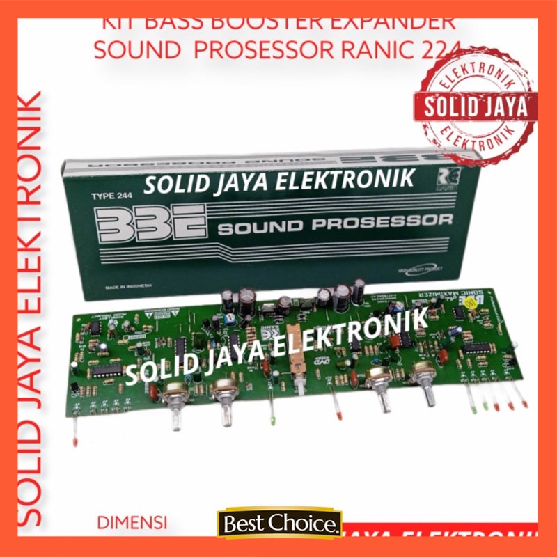 KIT BBE BASS BOOSTER EXPANDER - AUDIO SONIC MAXIMIZER RANIC 224