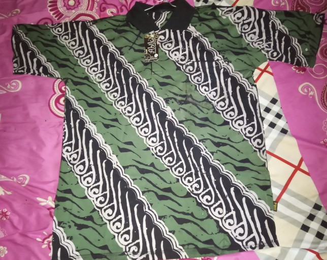Kaos Polo Kerah Batik Abik / Kaos Polo Kerah Murah Batik / Kaos Kerah Adem Katun Batik
