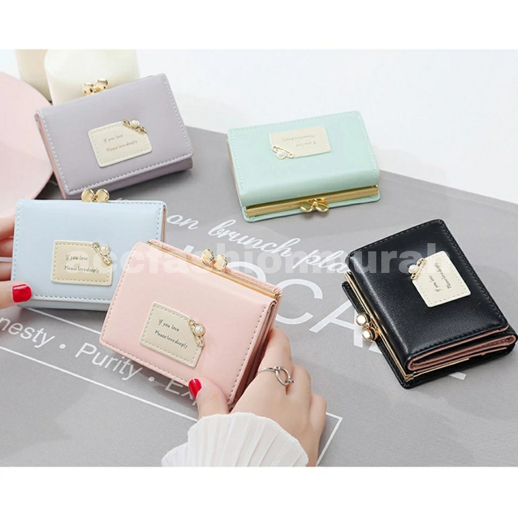 DOMPET FASHION Dompet wanita import mini KC142 dompet lipat dompet koin dompet import