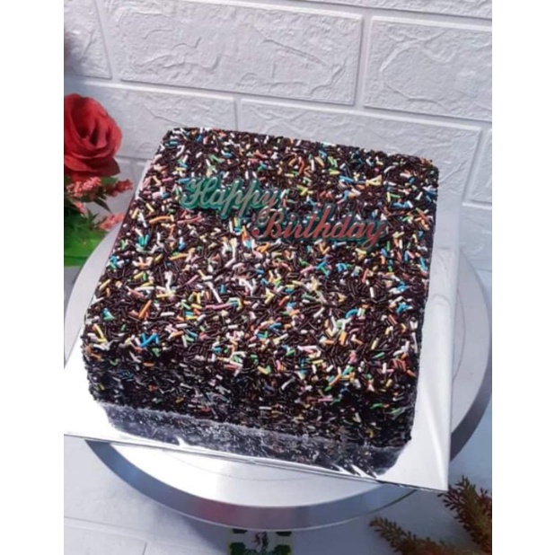 Brownies cake#Brownies Fantasi#20cm#Aneka Kue Ulang Tahun