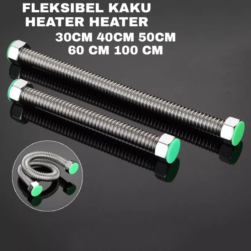 Fleksibel kaku Water heater 30cm 40cm 50cm 60cm 1 meter 100cn stainless