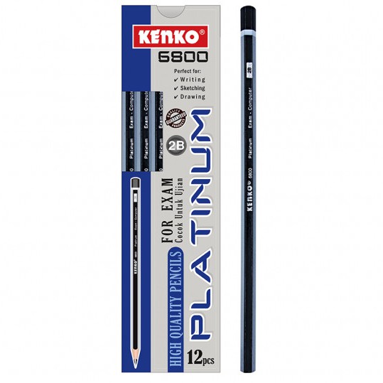 

Pensil 2B Kenko 6800 Platinum