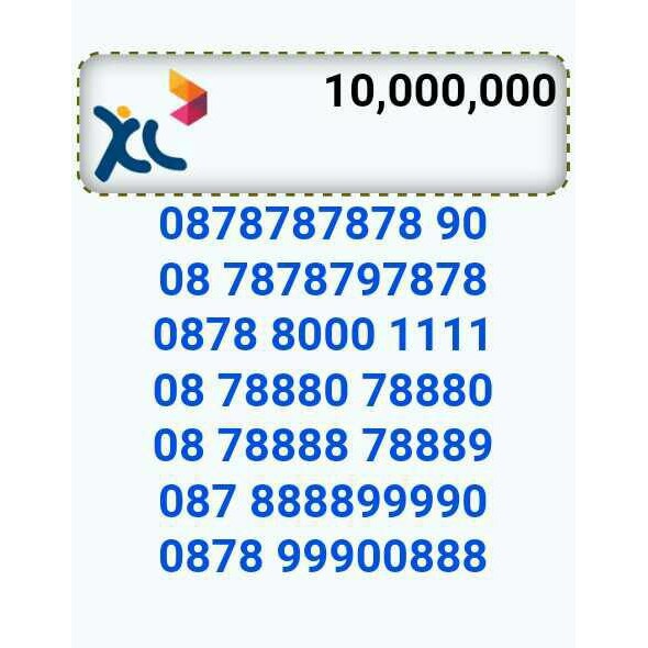 NOMOR CANTIK/XL BEBAS(08 78880 78880)NOMOR HOKI,RAPIH,