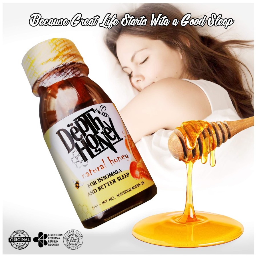 ramuan herbal susah tidur Madu insomnia Deep Sleep Depth Honey New Formula