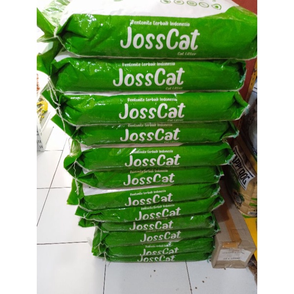 Grab gojek pasir joss cat 25liter  pasir kucing kualitas bagus setara dengan pasir ho yeow