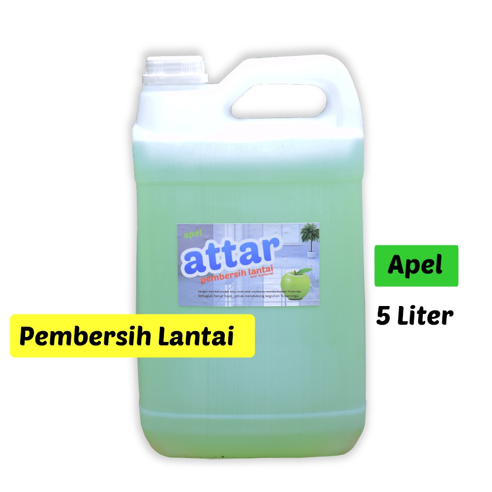 Sabun Pembersih Lantai ATTAR 5 Liter / Cairan Pel / Floor Cleaner / Sabun Lantai 5 Liter