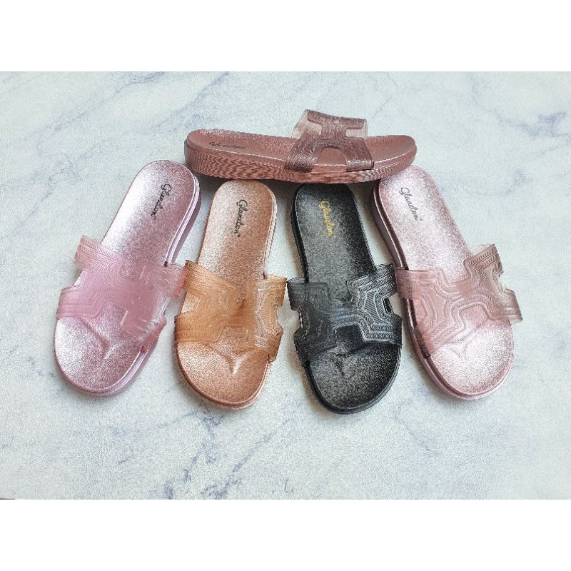 SANDAL SELOP WANITA DEWASA HERME GLANSTON 1898 UKURAN 37-41