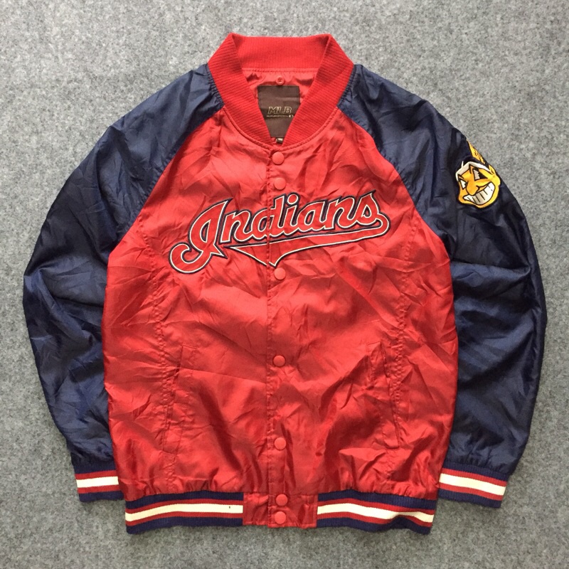 MLB INDIANS VARSITY JACKET