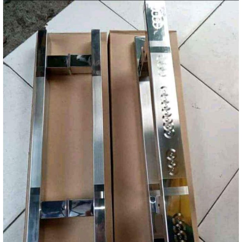 handle pintu rumah/gagang pintu rumah pintu kaca minimalis 45 cm 750 gr