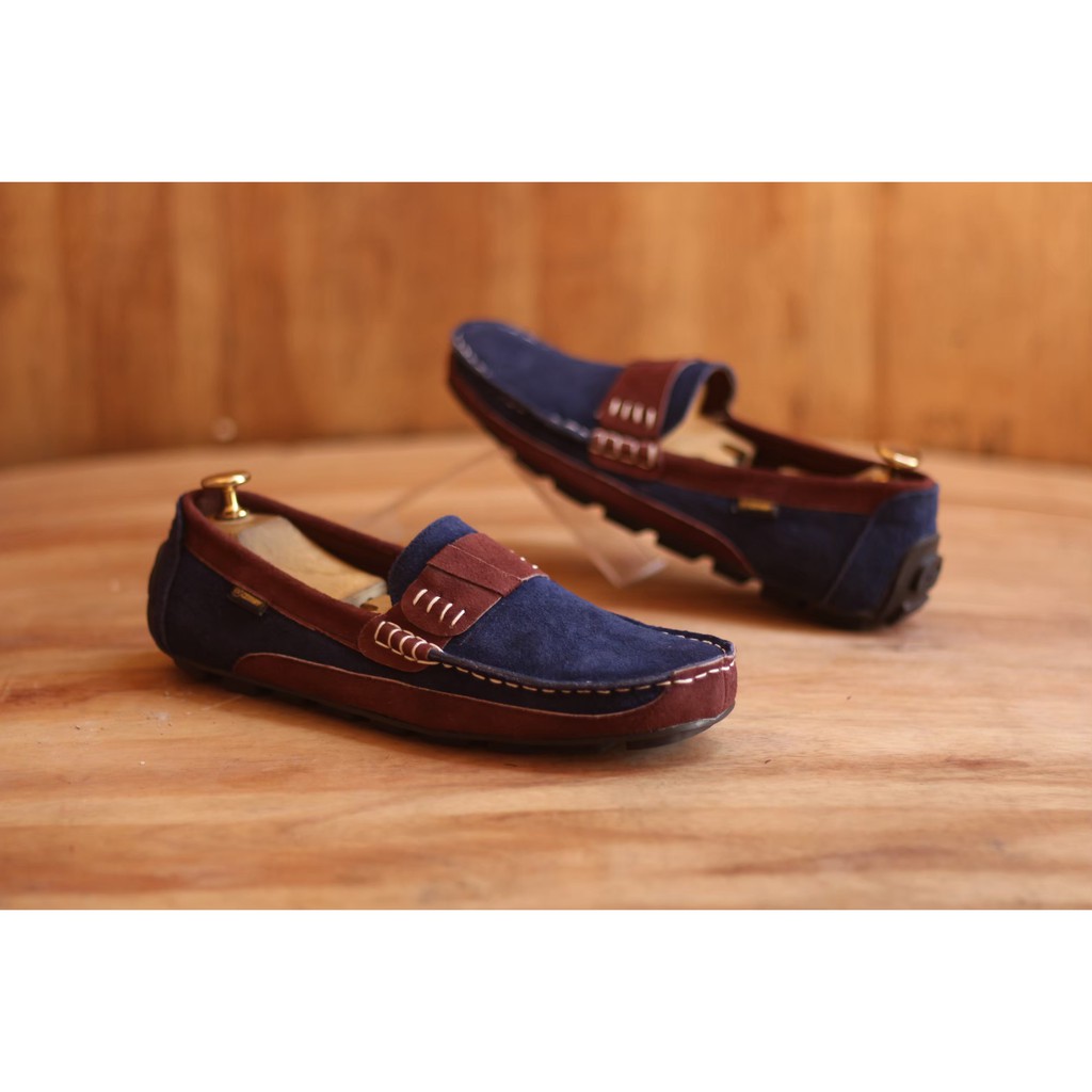 SEPATU SLIP ON SUEDE PRIA TERMURAH - SEPATU CEVANY AHARON CASUAL ORIGINAL KULIT ASLI