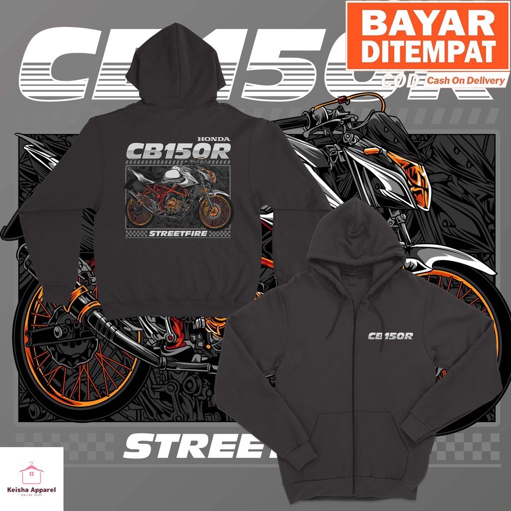 JAKET ZIPPER HONDA CB 150R JARI JARI JAKET CB150R PRIA WANITA