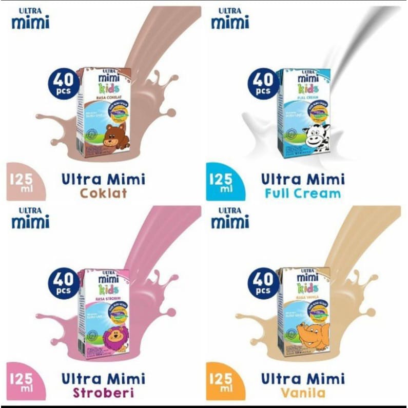 Ultra Mimi kids Susu UHT 125ml Susu Segar dan enak