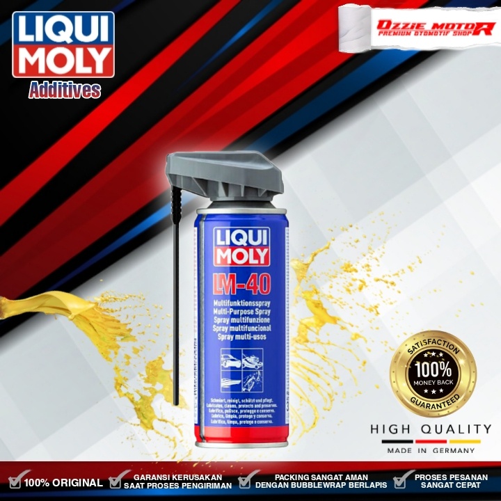 LIQUI MOLY AEROSOL LM40 200ML MULTI SPRAY WD40 PEMBERSIH ANTI KARAT