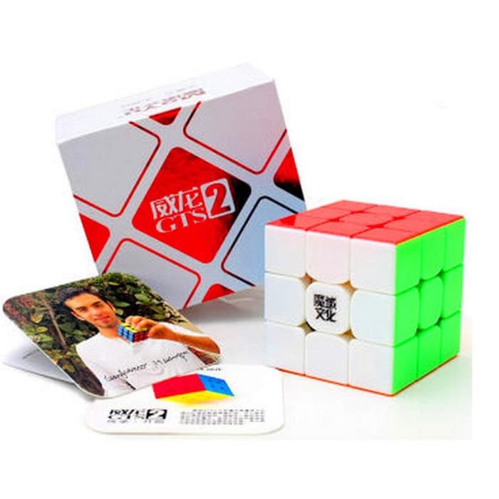 Best Seller Rubik 3x3 Moyu Weilong GTS2 / GTS 2 Stickerless 3x3 Terbatas