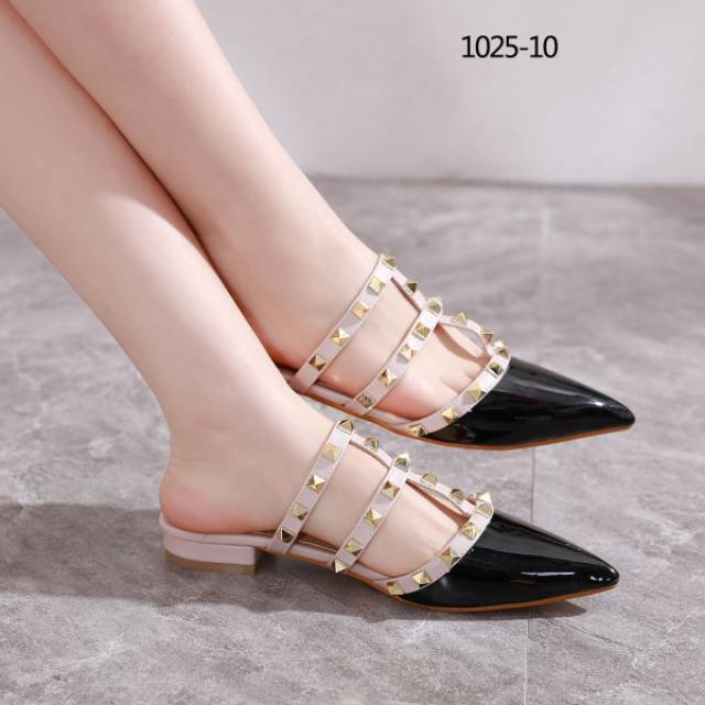 Valentino Stud Sandal #002-3#07 WW2727#20 sandal wanita cewek import grosir batam