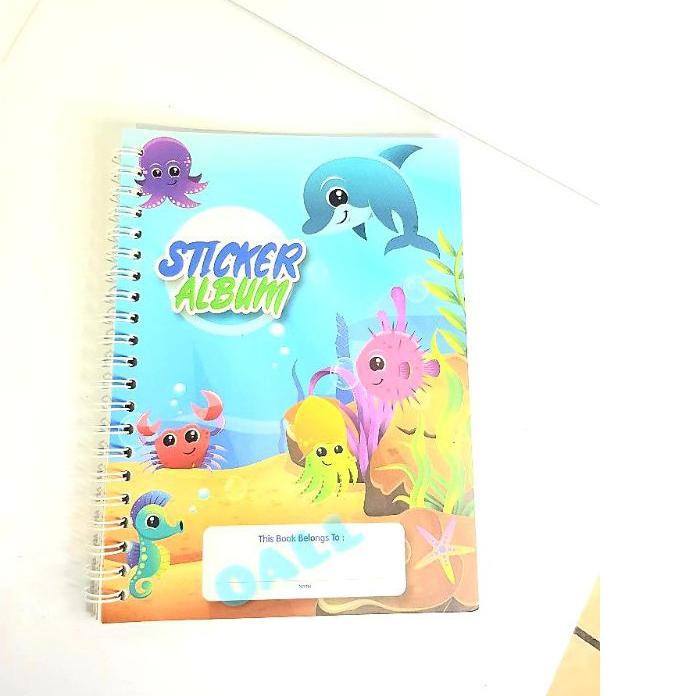 

Sticker Album Ocean / Blank Sticker Book / Buku Stiker / Album Stiker Kosong