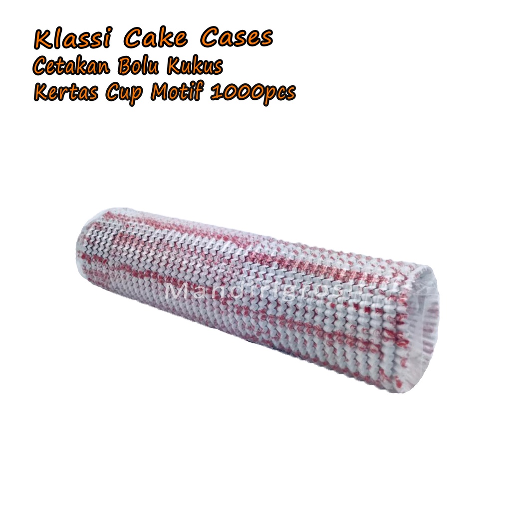 Cetakan Bolu Kukus *Klassi Cake Cases * Kertas Cup Motif * 1000pcs