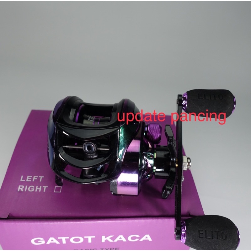 Reel BC ELITO GATOT KACA body bunglon handle kiri drag 10kg