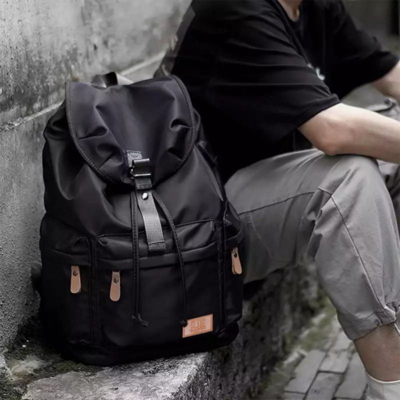 Tas Backpack Ransel Laptop 14inch Tas Pria Punggung Kapasitas Besar