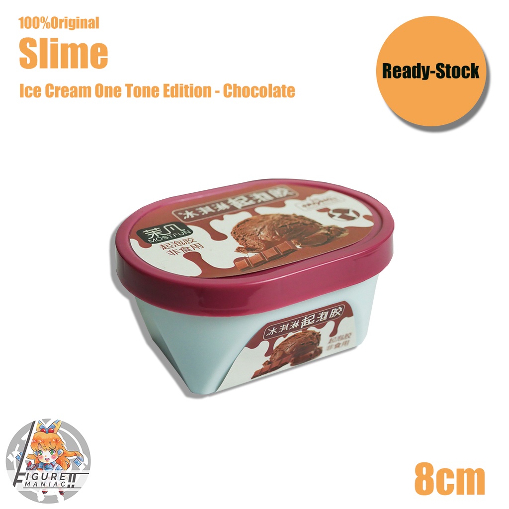 Slime Ice Cream One Tone Edition Es Krim Premium Mainan Anak