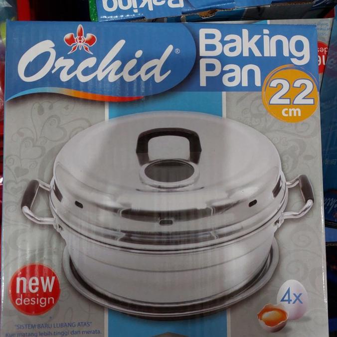 

ALAT PEMBUAT KUE / BAKING PAN ORCHID 22 CM