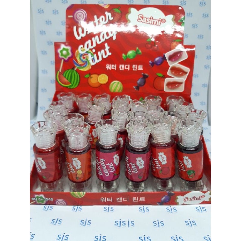 [PERBOK] Liptint Water Candy Buah Sasimi Isi 24 Pcs