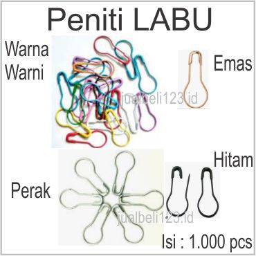 Peniti Labu Bohlam Calabash Pins