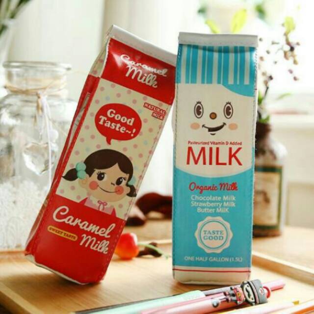 

Kotak pensil unik design berbentuk kotak susu/ MILK