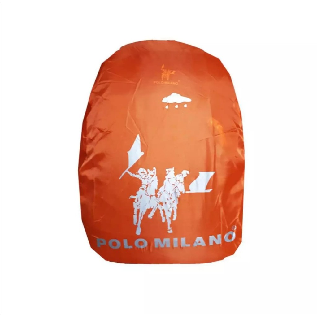 TAS RANSEL MURAH IMPORT POLO MILANO 88346 TAS RANSEL LAKI Tas Pria + USB CAHRGER FREE BOTOL MINUM