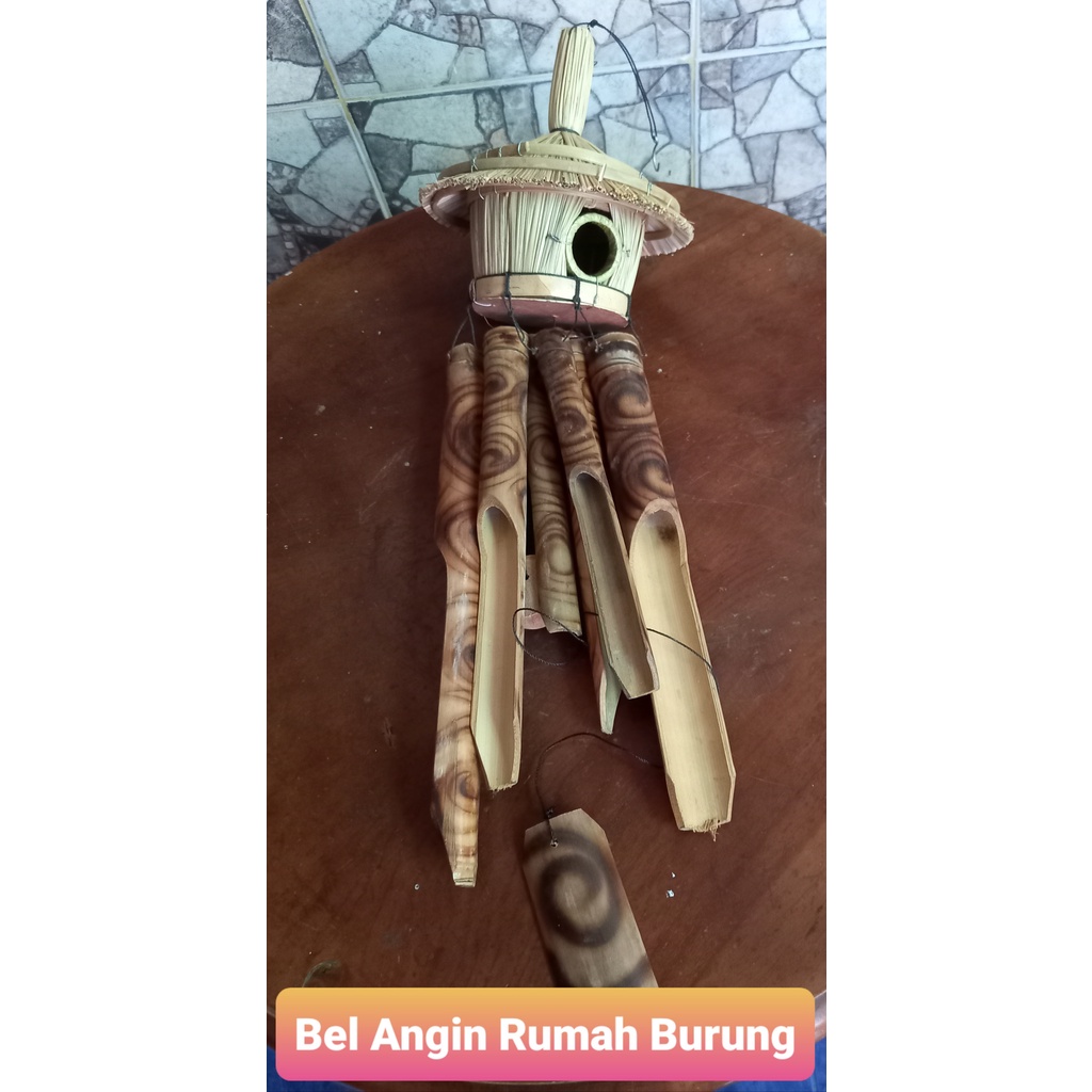 Murah Bel Bambu Rumah Burung uk 30 cm