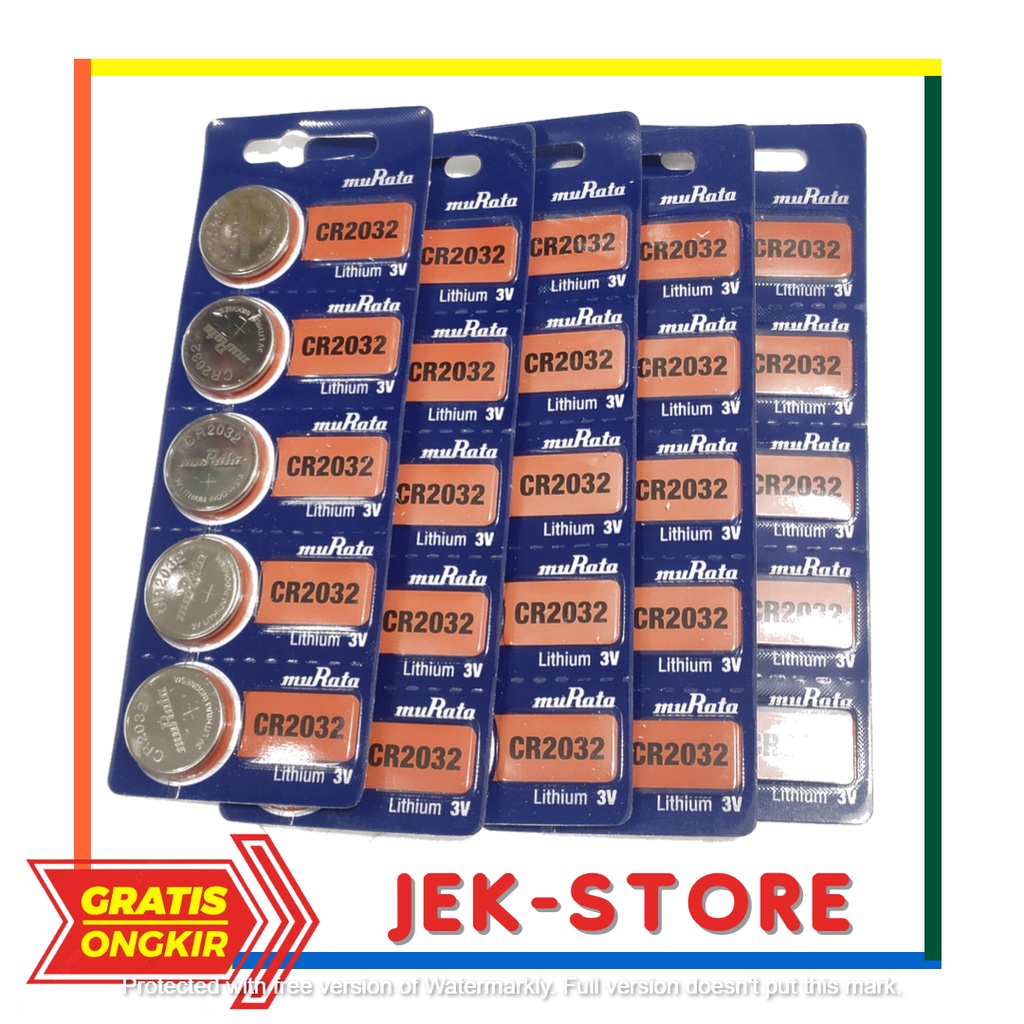 BATU BATRE MURATA CR 2032 CR-2032 BATTERY BATERAI ORIGINAL