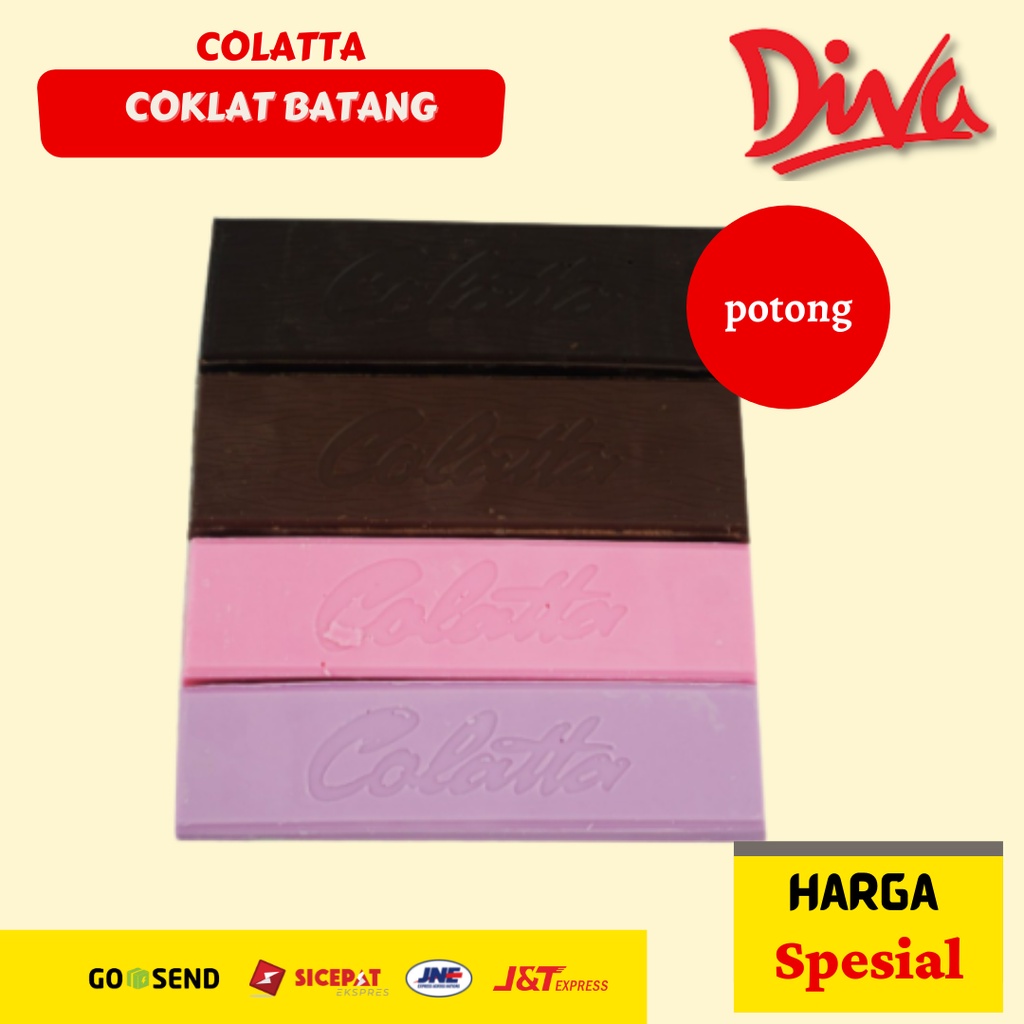 

Colatta / Tulip Coklat Batang 1 Batang - 1 slice/ potong