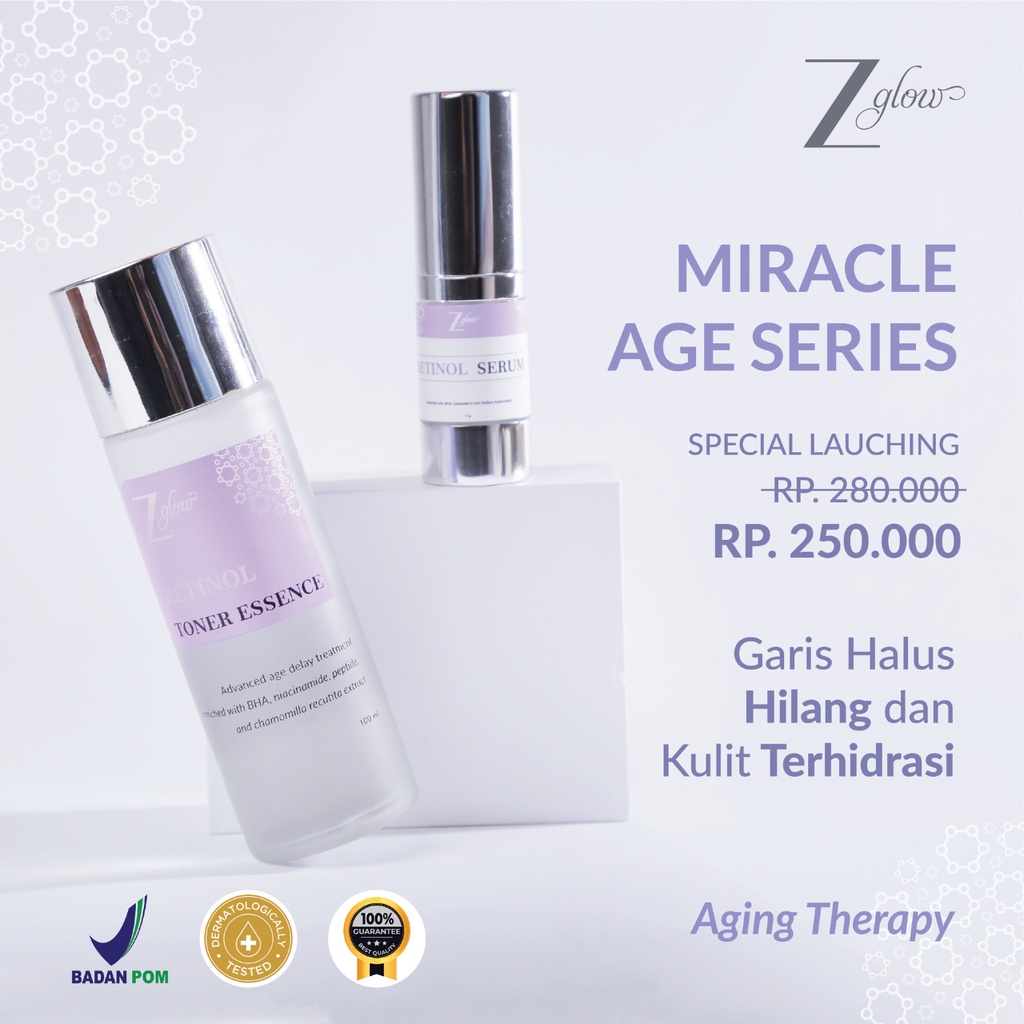 ZGLOW SKINCARE MIRACLE AGE SERIES