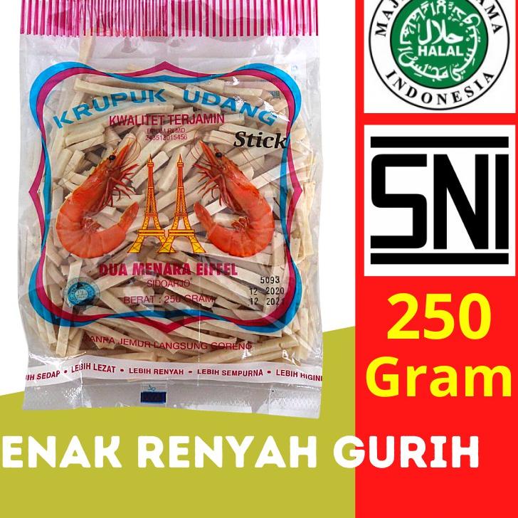 

[KZ186] Dua Menara Eiffle Kerupuk Udang Mentah Bentuk Ukuran Stik 250g 957GPGT