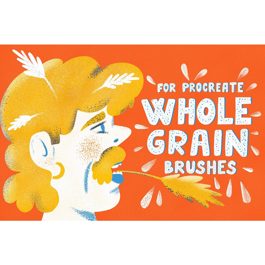 Procreate Brush - Whole Grain Brushes for Procreate