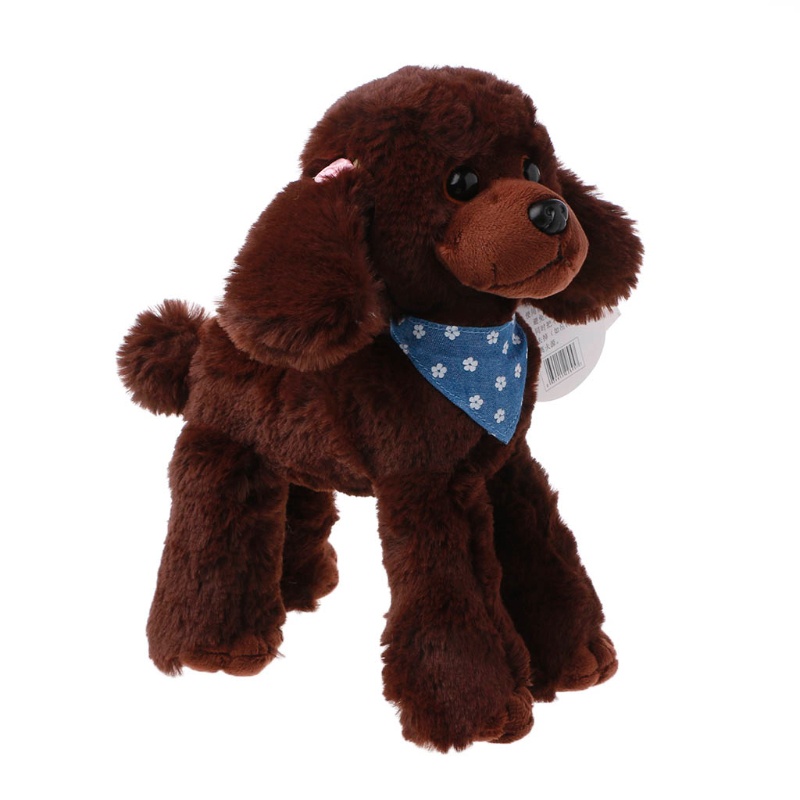 Mary Mainan Plush Anjing Poodle Hadiah Anak Simulasi Tinggi Untuk Boneka Stuffed Lovely Sc