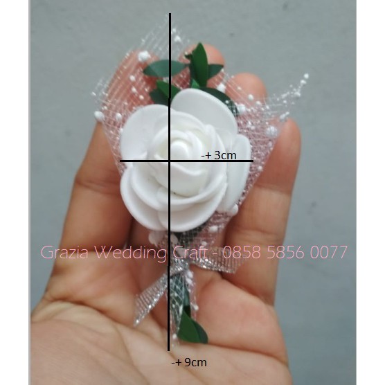 HG35 Korsase panitia Bros mawar dengan tile dan daun-3