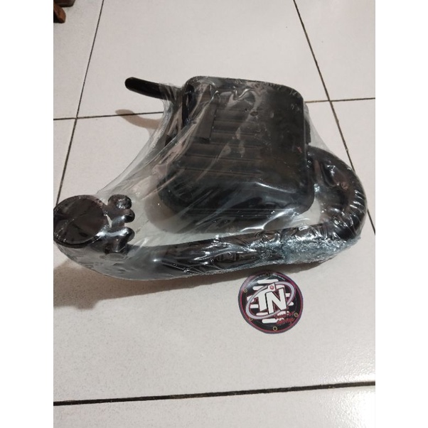 kenalpot vespa super sprint merk DAN MOTOR