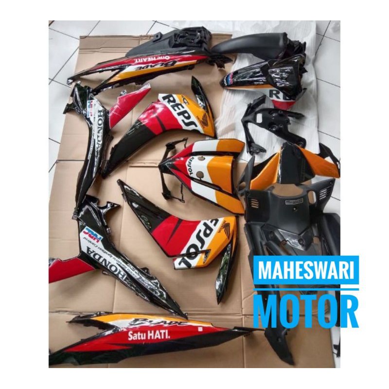 Full Set Cover body honda blade new satu set pull 2011 2012.