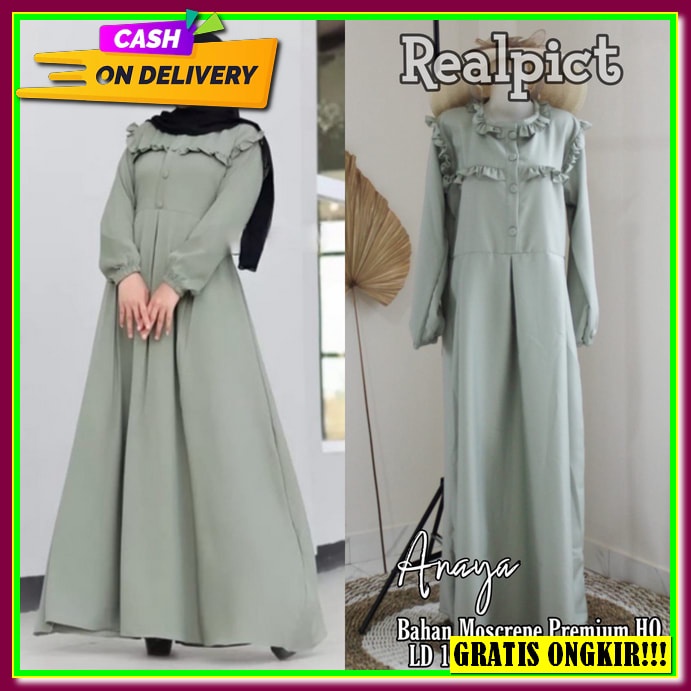 Baju Gamis Mewah Pesta Kondangan Dres Syari Perempuan Bju Muslimah Dress Terbaru 2022 Gamis Lebaran 