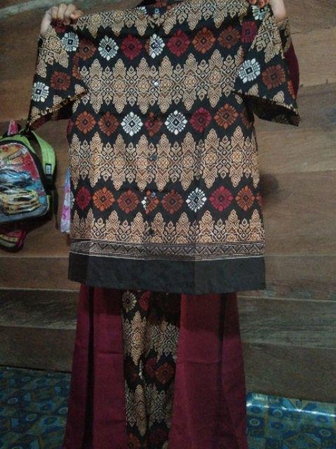 Baju Couple Batik Azkana Cp Muslim Cp Kebaya