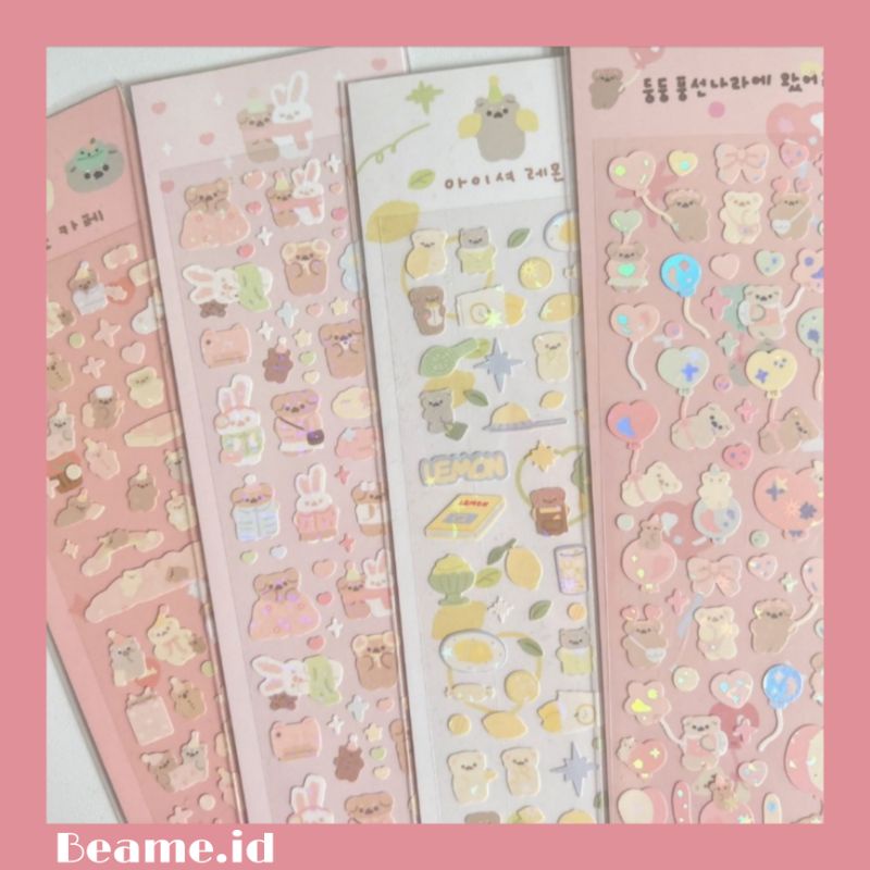 

Stiker Beruang Hologram