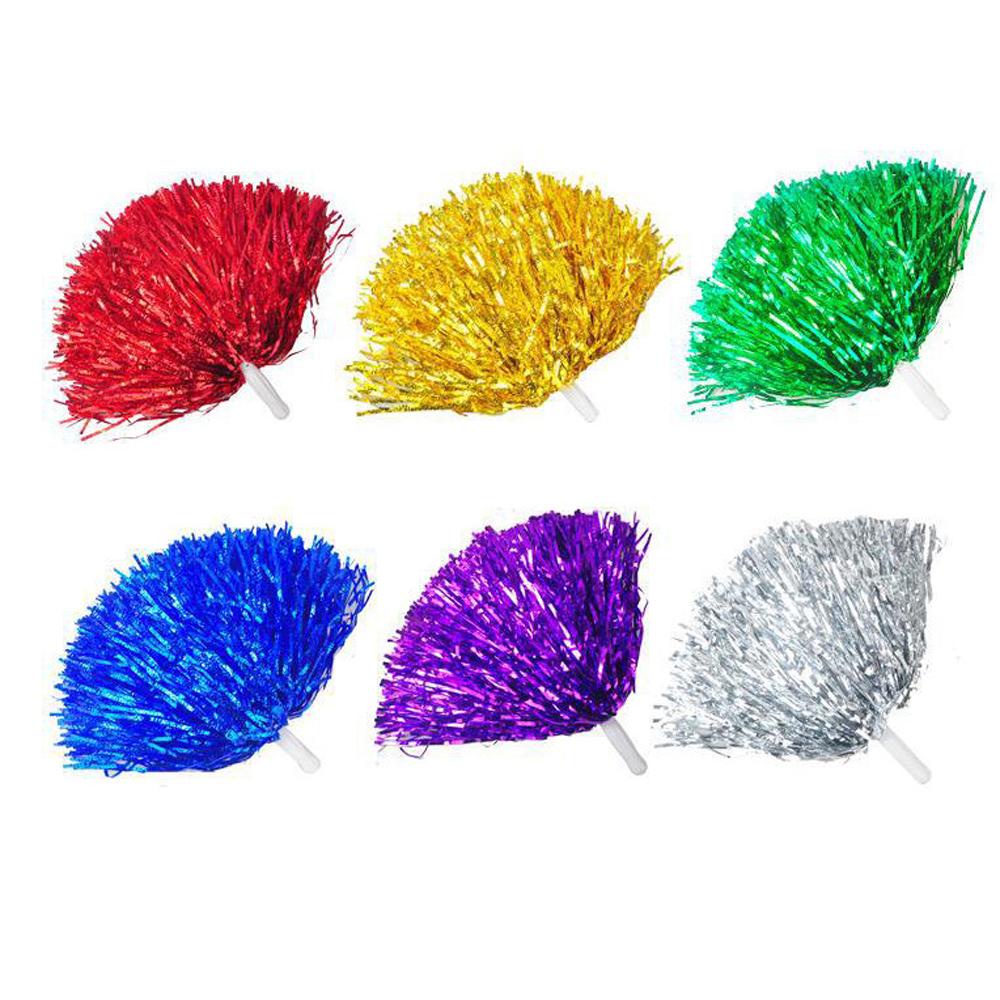 AUGUSTINA Cheerleading Pom Poms Club Supply Team Sports Metallic Streamer Kids Adults Dance Decorator Pompoms Cheer