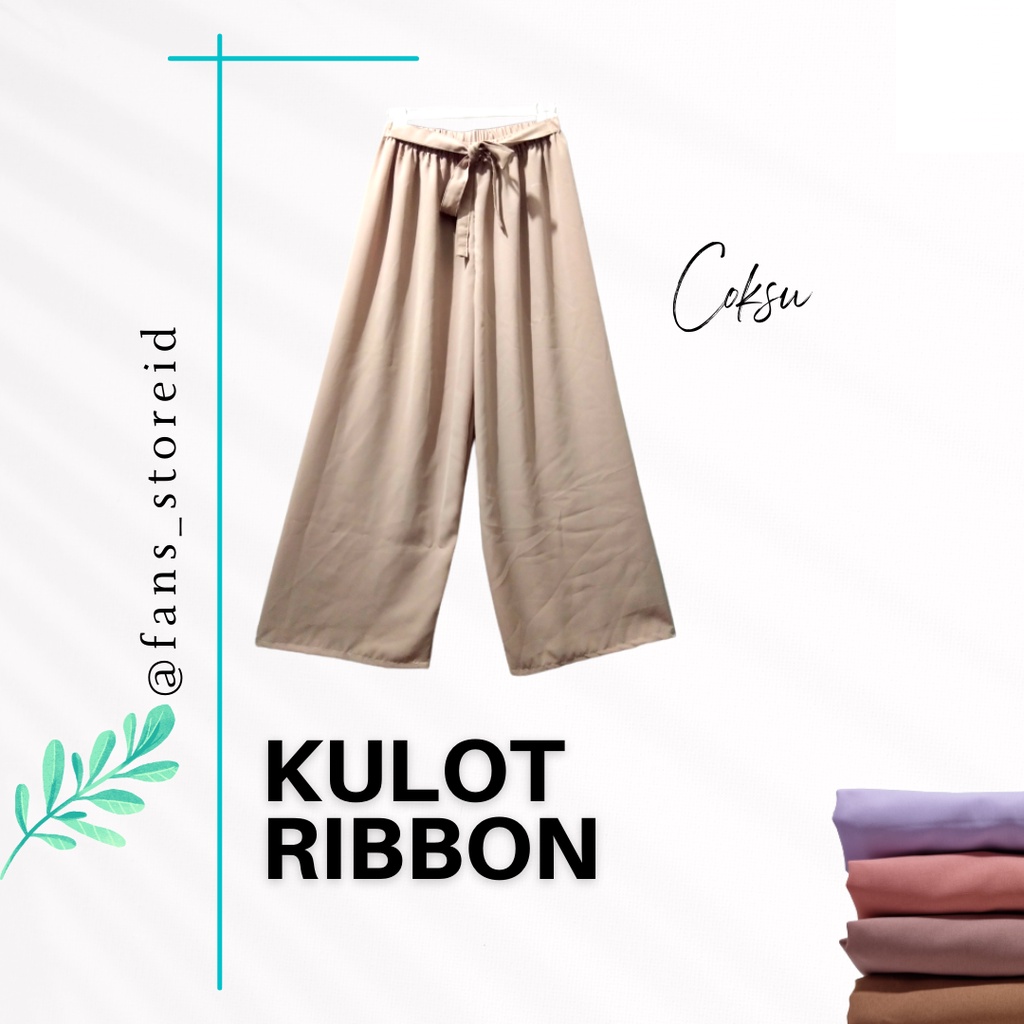 KULOT RIBBON TALI KASUAL KOREAN STYLE PREMIUM-Coksu