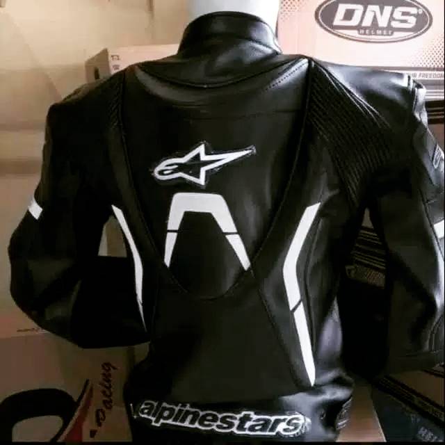 Jaket motor pria keren tebal kulit oscar sport punuk balap roadrace wearpack Ninja CBR GSX R15 R25