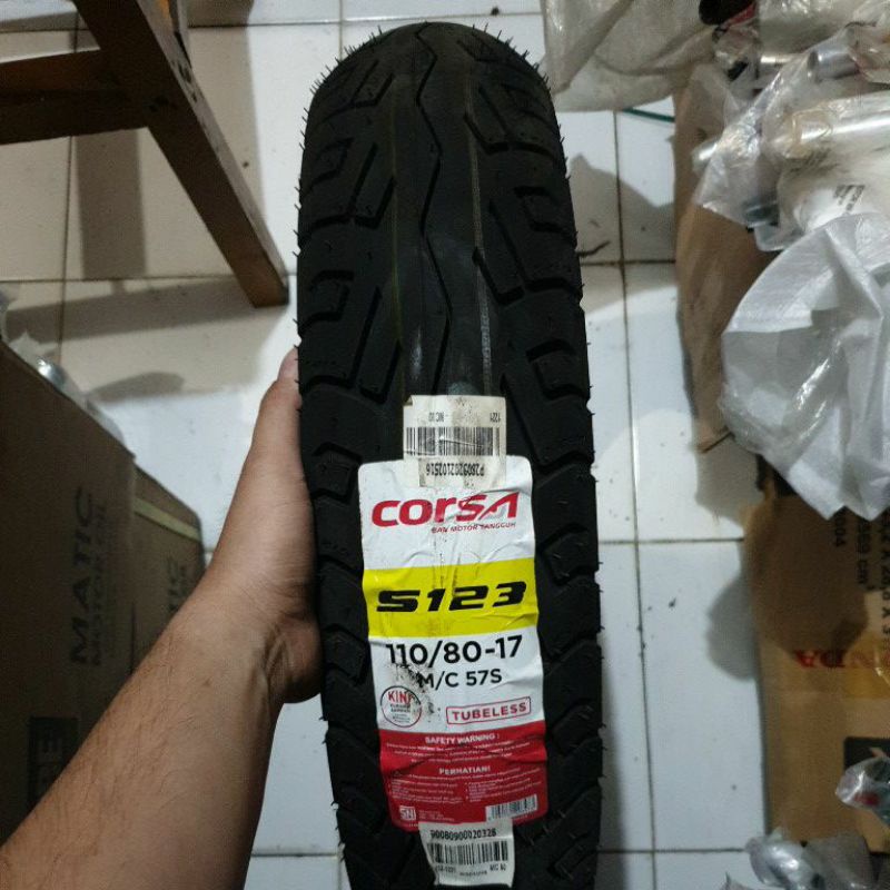 ban luar corsa tubeless 110/80-17 s123
