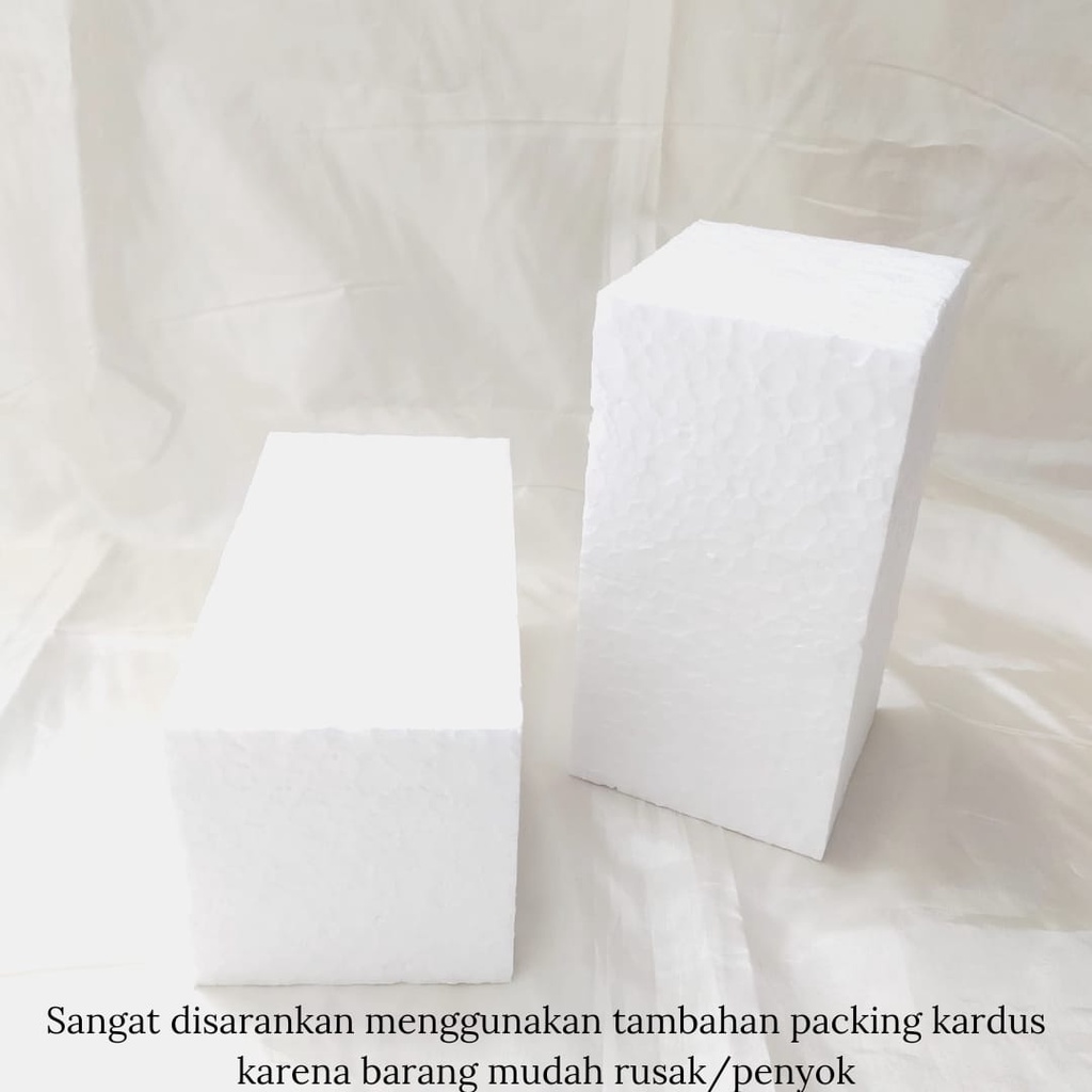 Gagang Gabus Buket / Styrofoam Buket ( Snack, Money Bucket, Dll) Uk 20 x 10 x 10 cm