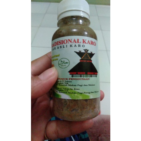 tawar Karo jamu tradisional