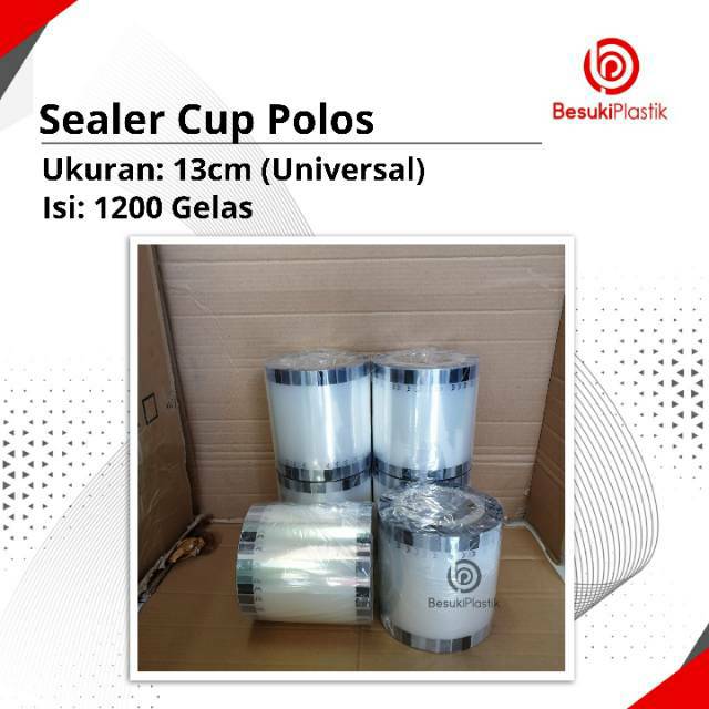 Sealer Cup Polos Lid Sealer Polos sealer gelas polos tutup gelas polos