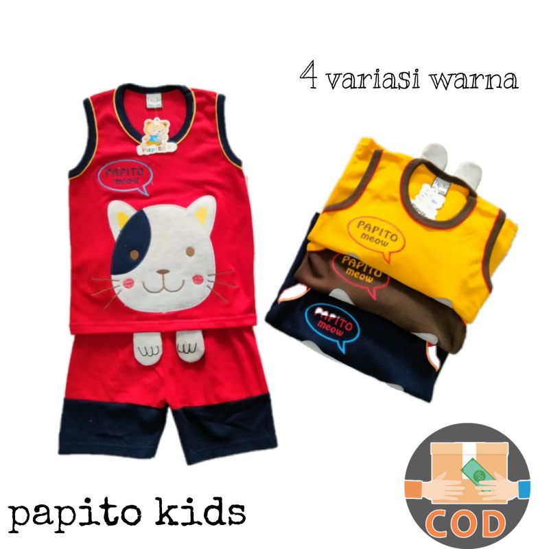 baju singlet anak cewe cowo/setelan singlet anak cewe cowo/baju anak anak